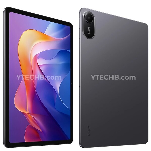The Redmi Pad 2 will have a metallic build but a redesigned camera island. (Image source: Ytechb)