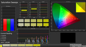 CalMAN: Color saturation