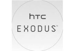 The HTC Exodus logo. (Source: cryptbuzz)