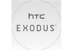 The HTC Exodus logo. (Source: cryptbuzz)
