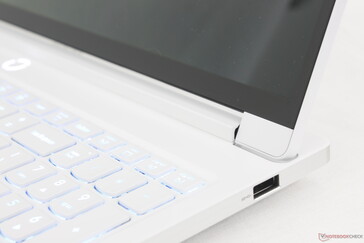 Smooth C cover surface with no ventilation holes or speaker grilles for a clean look