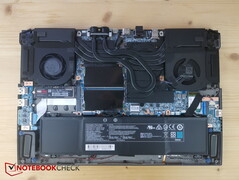 Inside the laptop