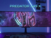 The Predator X49 X appears to share the same Gen 2 QD-OLED panel as recent RedMagic and Philips Evnia releases. (Image source: Acer)