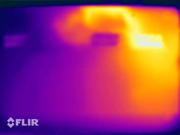 Surface temperatures stress test (bottom side)