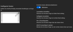 Additional gestures