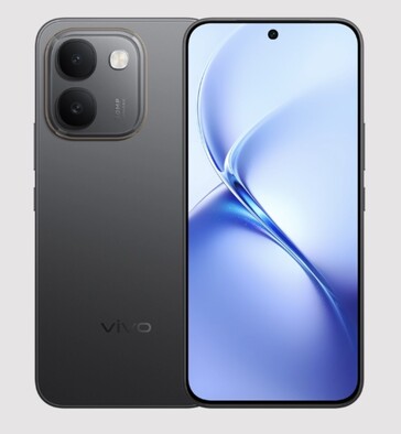 The Vivo Y600 in Obsidian Black colorway.