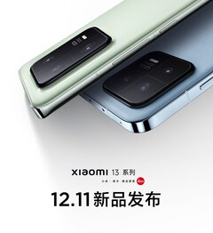 The Xiaomi 13 series will debut on December 11. (Source: Xiaomi)