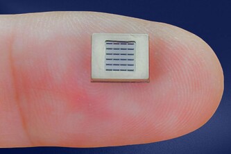The chip is lightweight, robust and immune to electromagnetic interference (Image Source: xMEMS)