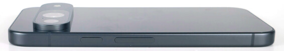 Right case side (buttons: on/off, volume)