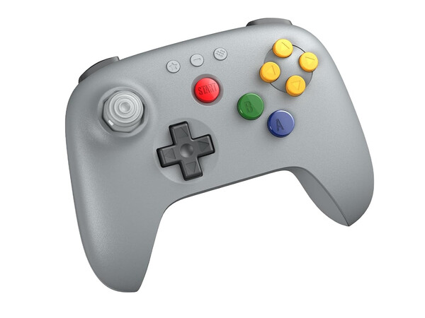 The grey 8BitDo 64 Bluetooth Controller is available on Amazon. (Image source: 8BitDo)