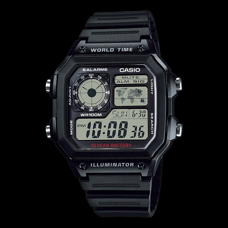 The Casio AE-1200WH-1AV...