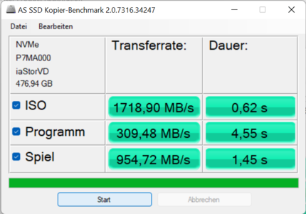 Copy benchmark