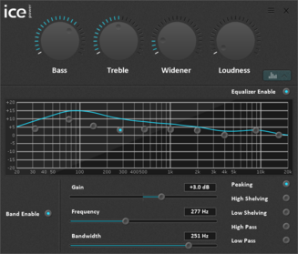 ...features an integrated equalizer