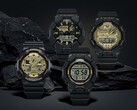 Casio has released new Black and Gold G-Shocks (pictured) in the US. (Image source: Casio)