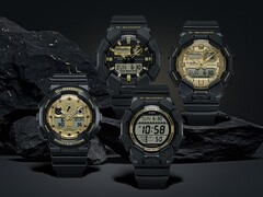 Casio has released new Black and Gold G-Shocks (pictured) in the US. (Image source: Casio)