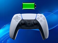 New DualSense PS5 controller shown with battery icon (Image source: Sony PlayStation with edits)