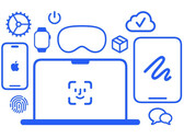Apple Store app shows an illustration of MacBook with Face ID icon (Image source: Apple)