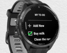 The Garmin ComingUp app can be used to manage to-do lists on your smartwatch. (Image source: Garmin)