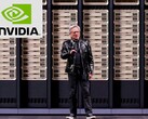 Jensen Huang speaking at CES 2026 about Nvidia AI solutions (Image source: Nvidia Blog with edits)