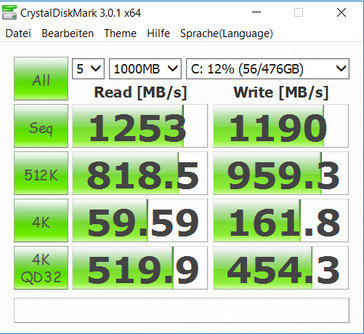 CrystalDiskMark (Samsung NVMe)