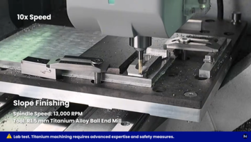 Makera Z1 titanium machining screenshot. (Image source: Makera)