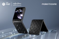 Motorola's Razr 70 been decked up with Swarovski crystals