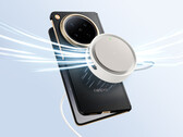 The new magnetic wireless charger will launch alongside the Oppo Find N6 (both of them pictured)