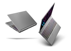 14-inch mid-range notebook with Intel Raptor Lake-H and RTX 4000 graphics. (Image Source: Acer)