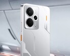 The Realme 14 5G features a mecha-inspired design with orange colour accents. (Image source: Realme)