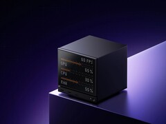 Steam Machine with Jsaux Color Dot Matrix front panel screen.