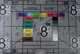 Test chart overview