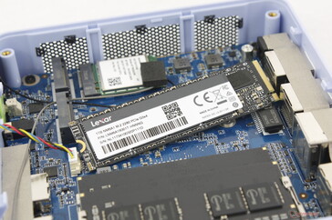 Up to two PCIe4 x4 drives are supported