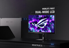 The ROG Swift OLED PG32UCDP is the first gaming monitor outside of expensive OLED examples that support two display modes. (Image source: ASUS - edited)