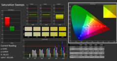 CalMan ColorChecker: Saturation