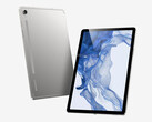 The Galaxy Tab S9 FE will arrive later this year with a larger plus model. (Image source: @OnLeaks & MediaPeanut)