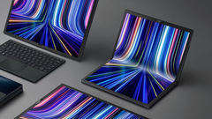 A foldable laptop. (Image source: Asus)