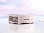 The Geekom A5 mini PC features an AMD APU, up to 64 GB of RAM, and a gold finish. 