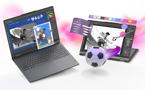 The Yoga 7i 2-in-1 Gen 11 Aura Edition 16-inch variant. (Image source: Lenovo)