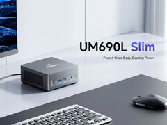 The Minisforum UM690L Slim can be powered by its USB4 port. (Image source: Minisforum)
