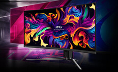 The MPG 341CQPX does not feature a Gen 2.5 QD-OLED panel as pre-release information suggested. (Image source: MSI)