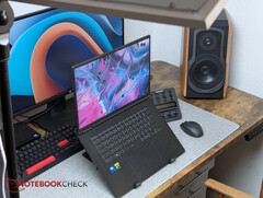 Gigabyte A16 Pro on the desk