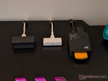 Magnetic cable management anchors.