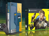 Limited Edition Cyberpunk Xbox One console. (Image source: Xbox)
