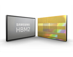 The new 12-layer 3D DRAM packaging will first be integrated in 24 GB HBM2 modules. (Source: Samsung)