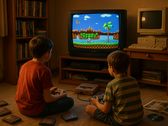 On Reddit, gamers over 30 are currently reminiscing about experiences the younger generation has never known. (Image source: OpenAI)