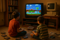 On Reddit, gamers over 30 are currently reminiscing about experiences the younger generation has never known. (Image source: OpenAI)