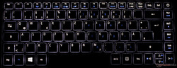 Backlit keyboard