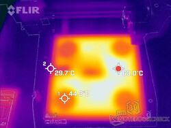 Artillery Genius Pro thermal image print bed (60 °C set)