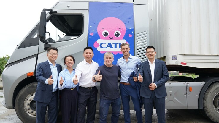 The truck battery swap partnership aims to blanket Europe with stations.