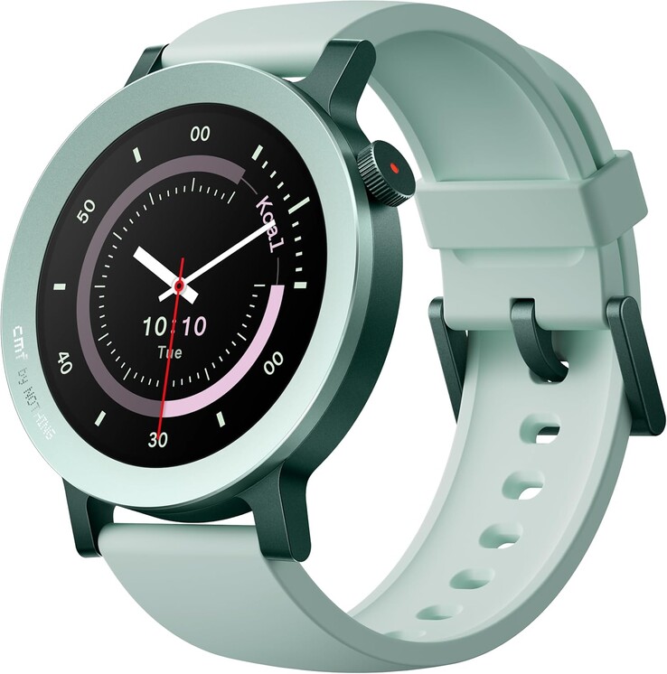 The CMF by Nothing Watch 3 Pro in Light Green. (Image source: CMF by Nothing)